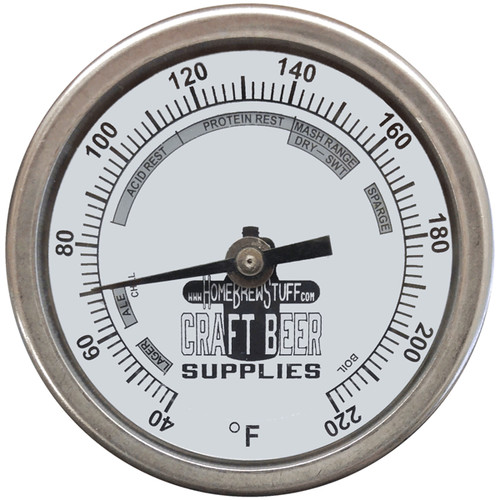 Termometro con sonda 5 e - con, 2,5"