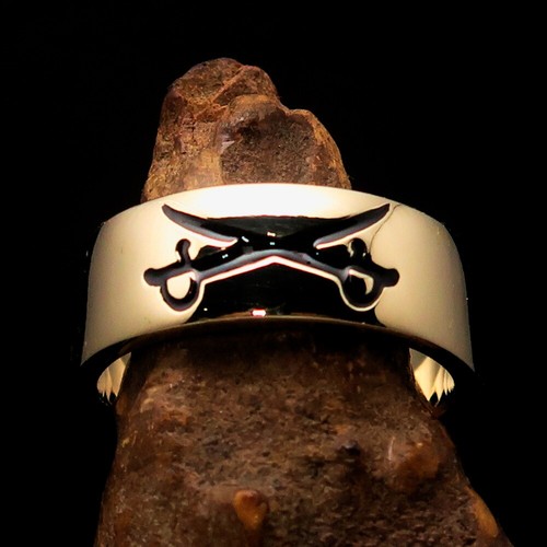 Anello sciabola incrociata - sciabola,