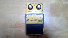Boss OD-1 Vintage Overdrive Pedale 1979 Raytheon RC3403 Op-Amp Usato