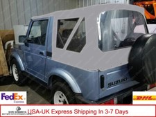 Soft top di ricambio Suzuki Samurai qualità OEM 1986-1994 finestre trasparenti in grigio