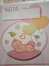 Biglietto auguri nascita bimba