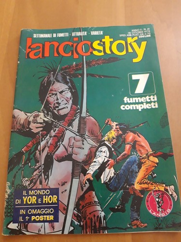 Fumetto lancio story - lancio, n.