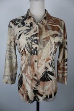 ROCCOBAROCCO CAMICIA DONNA TG. 44 WOMAN SHIRT CASUAL VINTAGE MANICA LUNGA LOGO