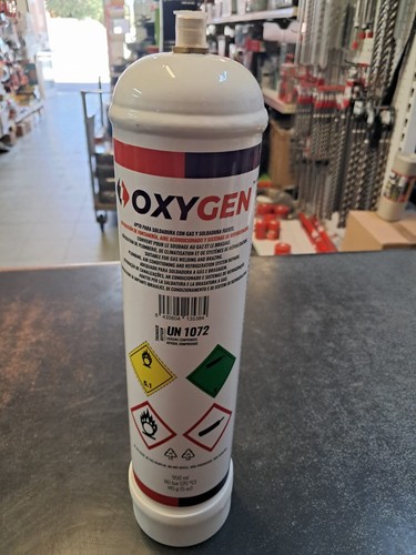 Bombola ossigeno 950ml - 950ml, un1072