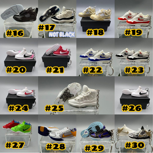 Portachiavi sneaker mix - , vari