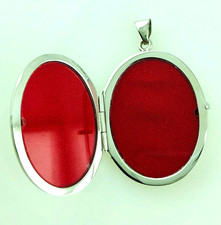 Porta foto ovale ciondolo - foto,
