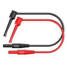 Coppia cavi di prova clip in