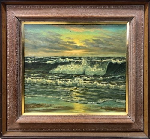 Dipinto olio paesaggio - ad,
