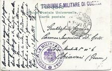 1912 RODI EGEO TRIBUNALE MILITARE DI GUERRA P.M.62 DIVISIONE FRANCHIGIA
