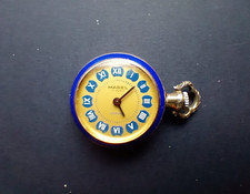 PICCOLO OROLOGIO DA TASCA IN ARGENTO - MABEL INCABLOC -MECCANICO FUNZIONANTE