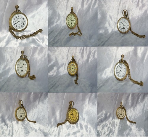 Orologio tasca ottone - da, in