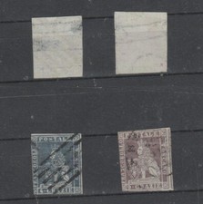 Francobollo Antichi Stati - Marzocco, filigrana corone granducali 