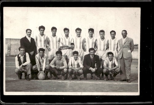 Cartolina calcio formazione