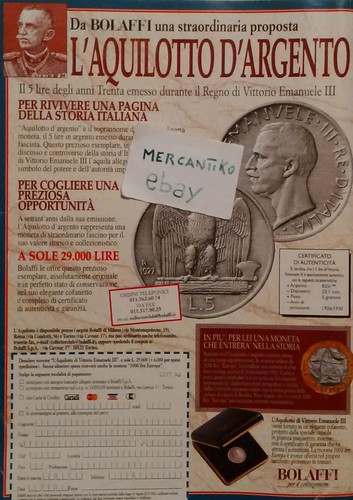 Lire emanuele iii aquilotto - lire,
