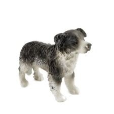 Casa delle Bambole Border Collie Standing Funzionante Pecora Cane Pet Accessorio Miniatura 