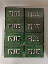 Lotto 8x AUDIO MAGNETICS PLUS 60 90 1979 musicassette vergini cassette tape