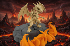 Pokemon Charizard Skeleton