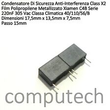 2 pezzi 220nF 305V Ac