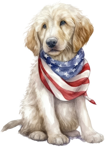 Adesivo auto cani patriotic - adesivo,