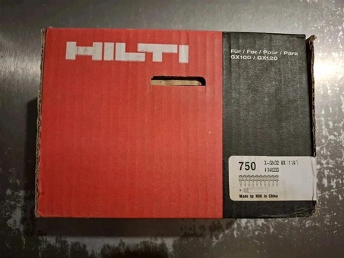 750 clous hilti 32mx 32mm - 750,