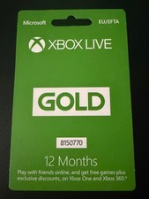 Scheda 12 mesi "XBOX Game Pass