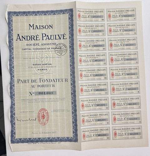 Certificato azionario - certificato,