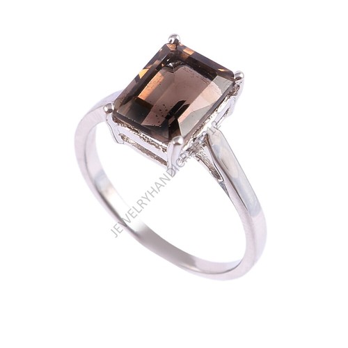 Anello regalo quarzo fumé