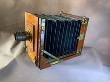 FOTOCAMERA ANTICA IN LEGNO