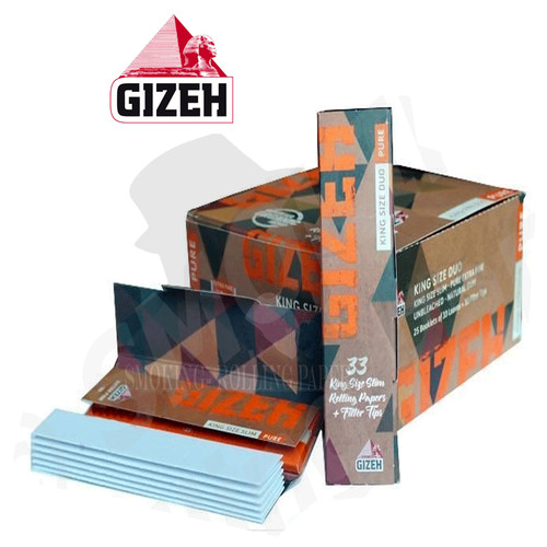 Cartine gizeh duo - pure, king