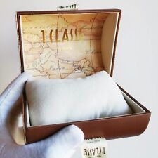 scatola ALVIERO MARTINI PRIMA CLASSE 1 1° box case orologio watch gold bracciale