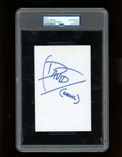 Autografo completo firmato Dave Grohl taglio PSA/DNA autentico Foo Fighters ZZ5442