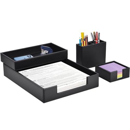Set scrivania pelle - da,