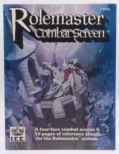 Rolemaster combat screen - rolemaster,