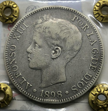 Europa - SPAGNA 5 PESETAS 1898