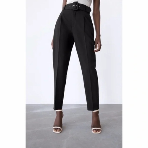 Pantalone zara nero con - pantalone,