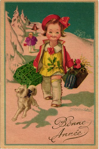 Mauzan art deco - deco, bambina