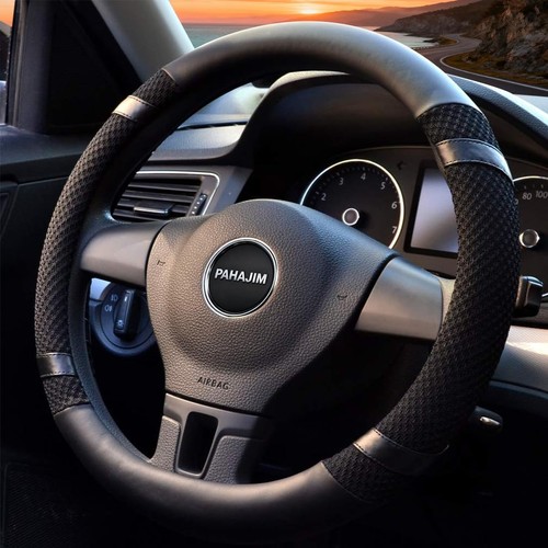 Coprivolante auto pelle - in,
