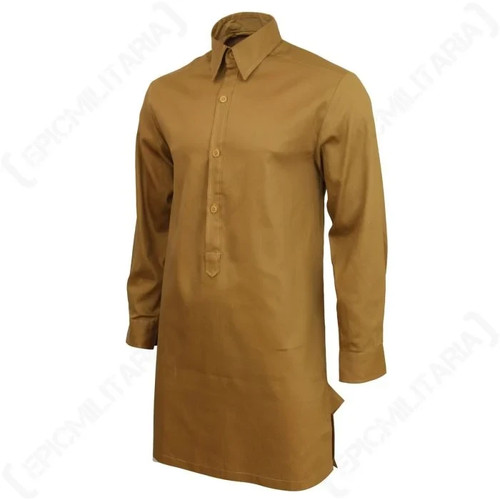 Camicia marrone esercito - camicia,