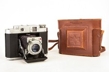 Macchina fotografica pellicola Mamiya 6 IV telemetro 6x6 120 rulli - obiettivo Zuiko 7,5 cm f/3,5 V25