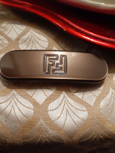Fendi zucca loghi barrette - fendi,