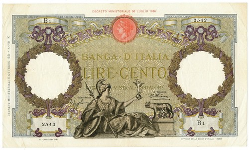 100 lire 1931 roma - 5/10/1931,