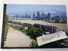 Fotografia Locomotiva Elettrica FS E 636 con convoglio merci Gradara Sett.1989