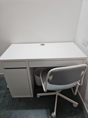 Scrivania minimal bianca ikea - minimal,