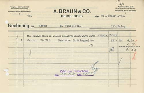 Fattura braun heidelberg - braun,