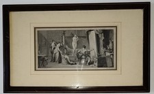 Gravure ancienne LE PEINTRE