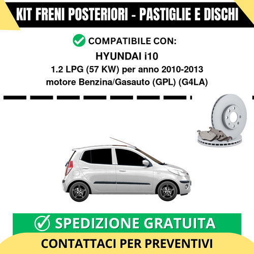 Kit freni posteriori per - kit,