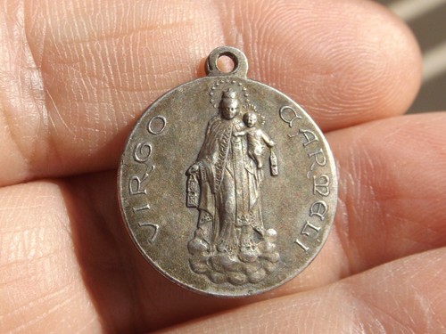 Medaglia virgo carmeli vergine - virgo,