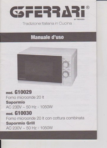 Ferrari user manual - gs, mod