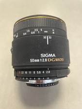  Obiettivo SIGMA 50 mm f1:2.8 EX DG Macro 50mm focale fissa per Nikon