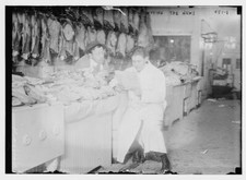 Foto 8" x 10" 1910 Macellai